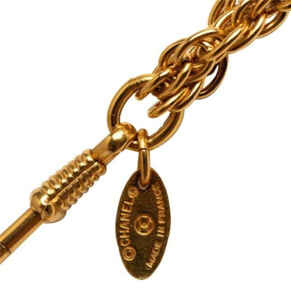Chanel Double Chain Loupe Necklace - Picture 6 of 8